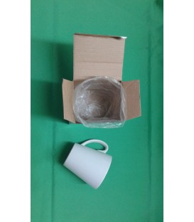 Taza C 11Oz Conica blanca con caja